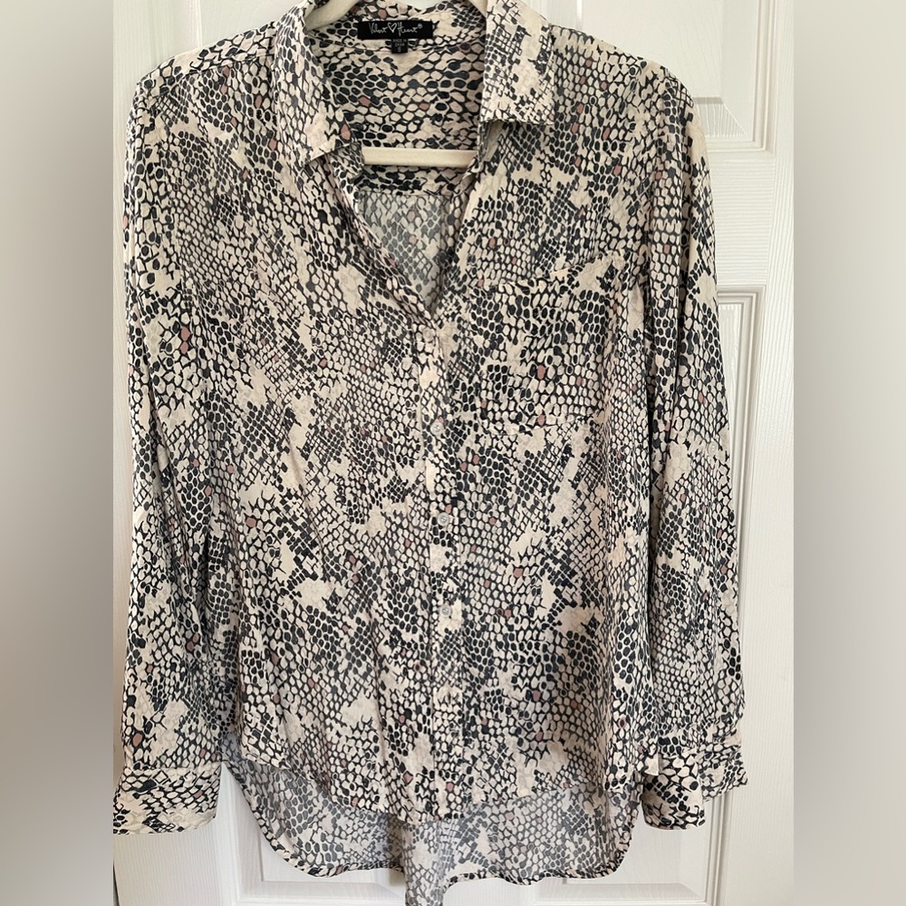 Snake pattern blouse
